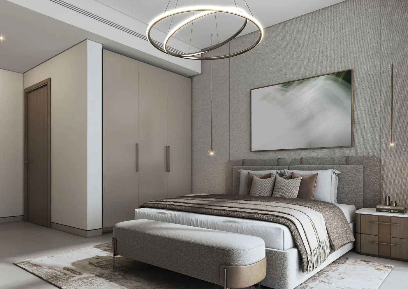 Interior render at The Woods at Sobha Sanctuary.
