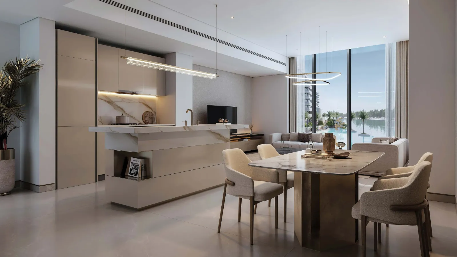 River Cove Residences at Sobha City, Abu Dhabi · render 3