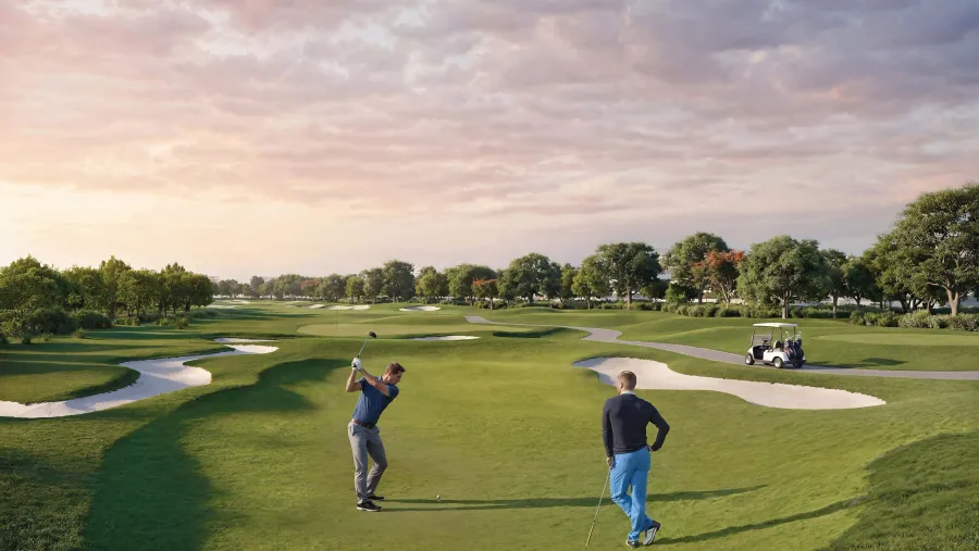 Golf Areas at River Cove Residences at Sobha City.