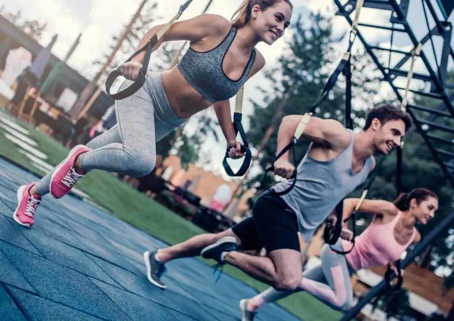 Outdoor Fitness at The Terraces at Sobha City.