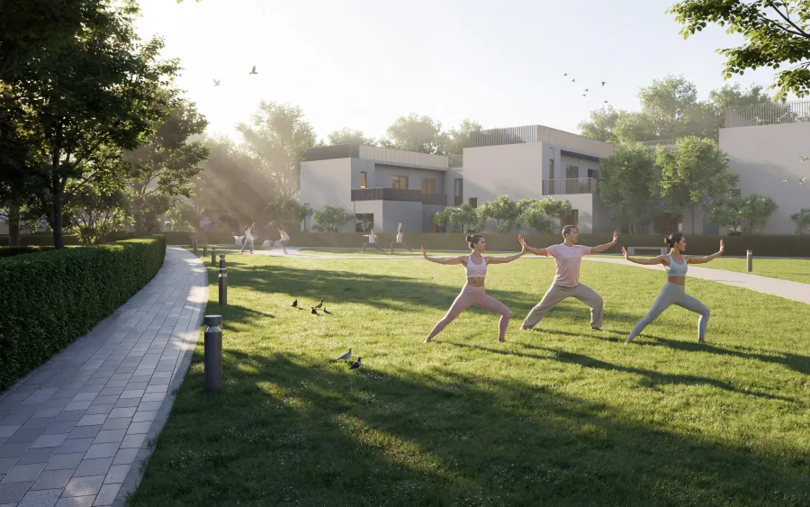 Leisure and Wellness Loop at The Grove at Sobha Sanctuary.