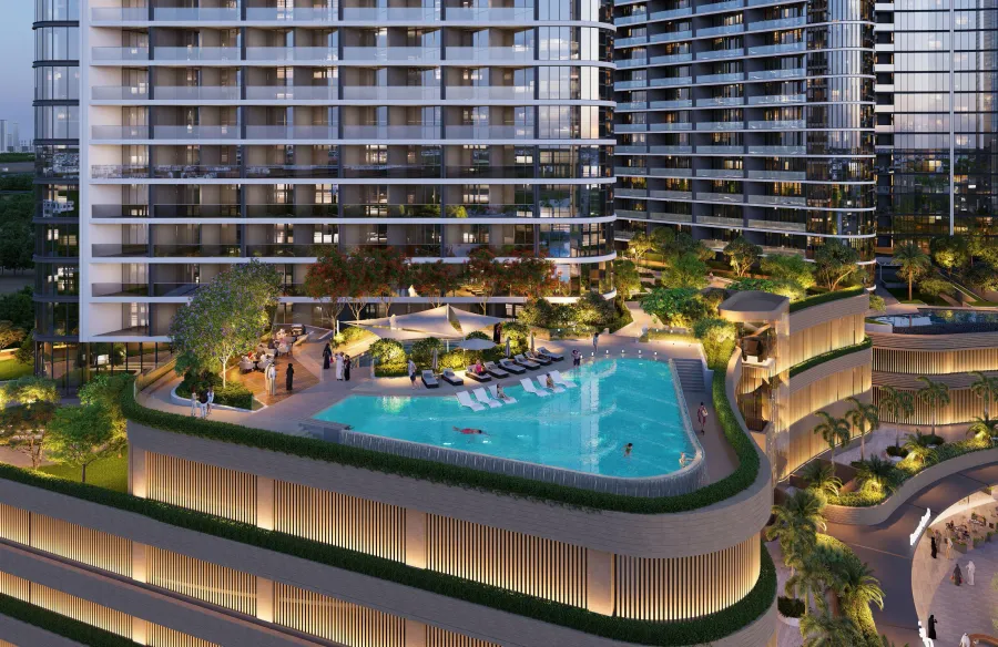 Infinity Swimming Pool at Skyvue Altier.