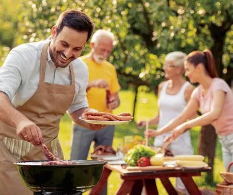 Open Picnic Lawn & BBQ Area at Skyvue Altier.