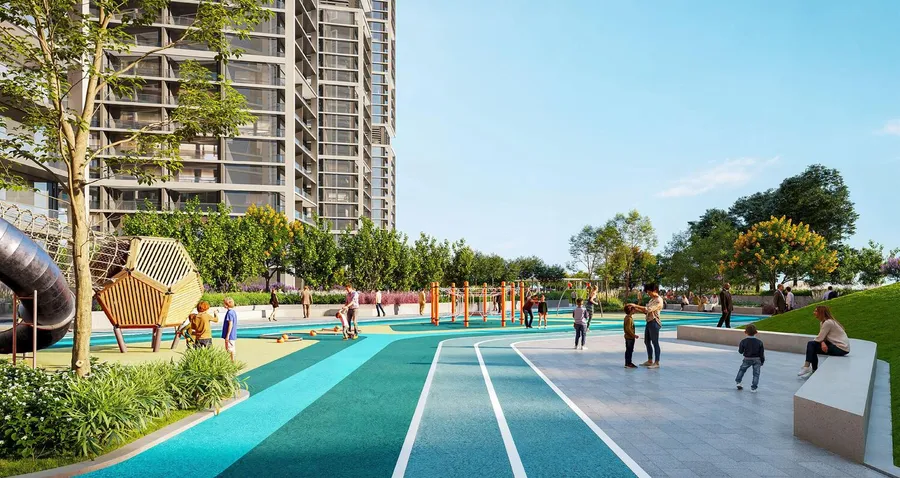 Jogging Track at The Tranquil at Sobha Central.