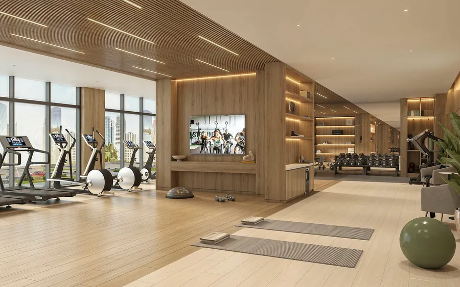 Fully-Equipped Gym at Azizi David.