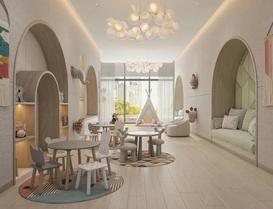 Kids’ Play Area at Azizi David.