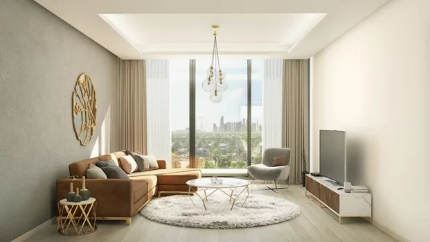 Interior render at Azizi Amir.