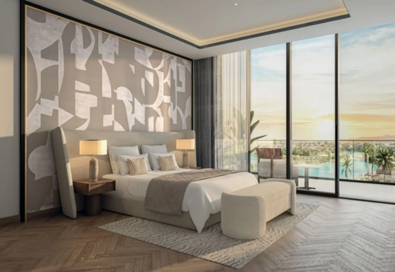 Interior render at Azizi Wasel.