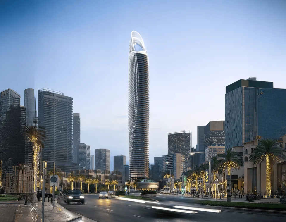 Binghatti Skyblade, Downtown Dubai · render 3