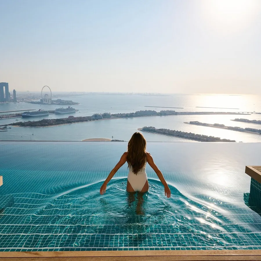 Private Pools at Binghatti Skyblade.