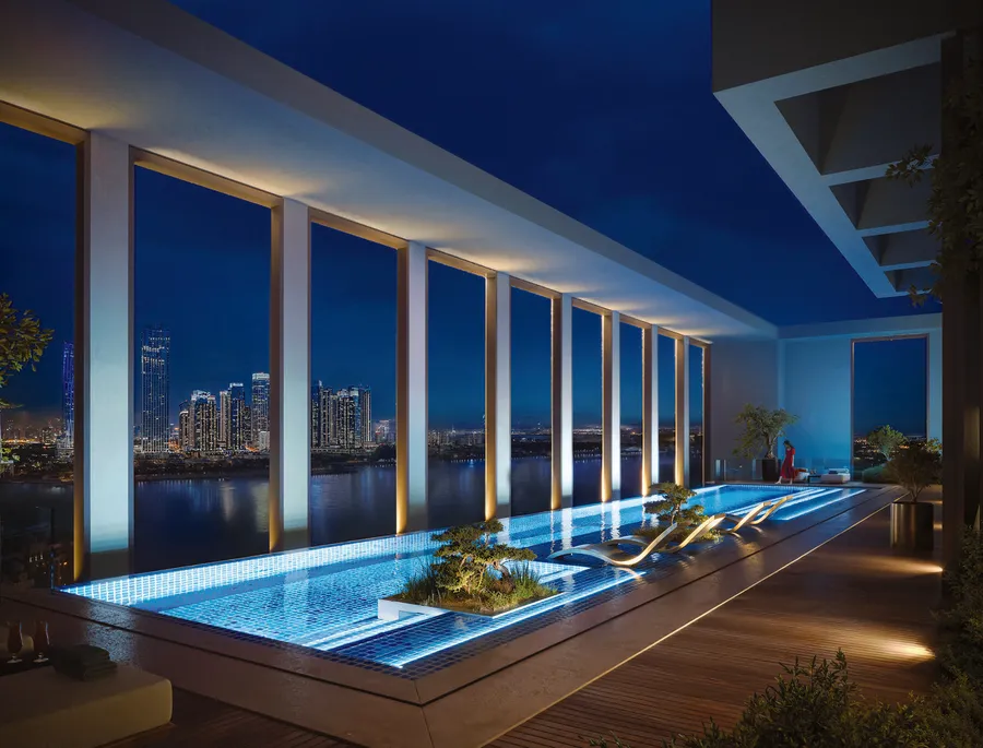  Swimming Pool at Binghatti Moonlight.