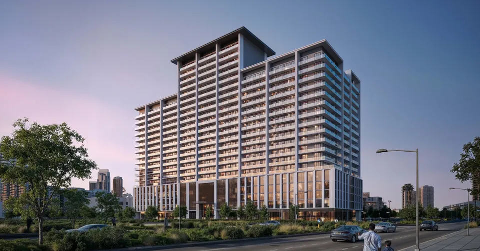 Binghatti Amberhall, Jumeirah Village Circle (JVC) · render 1