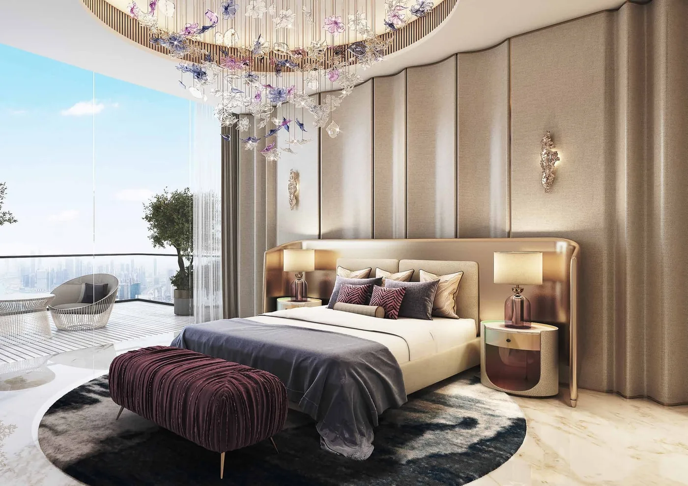 Interior render at Altitude de Grisogono.