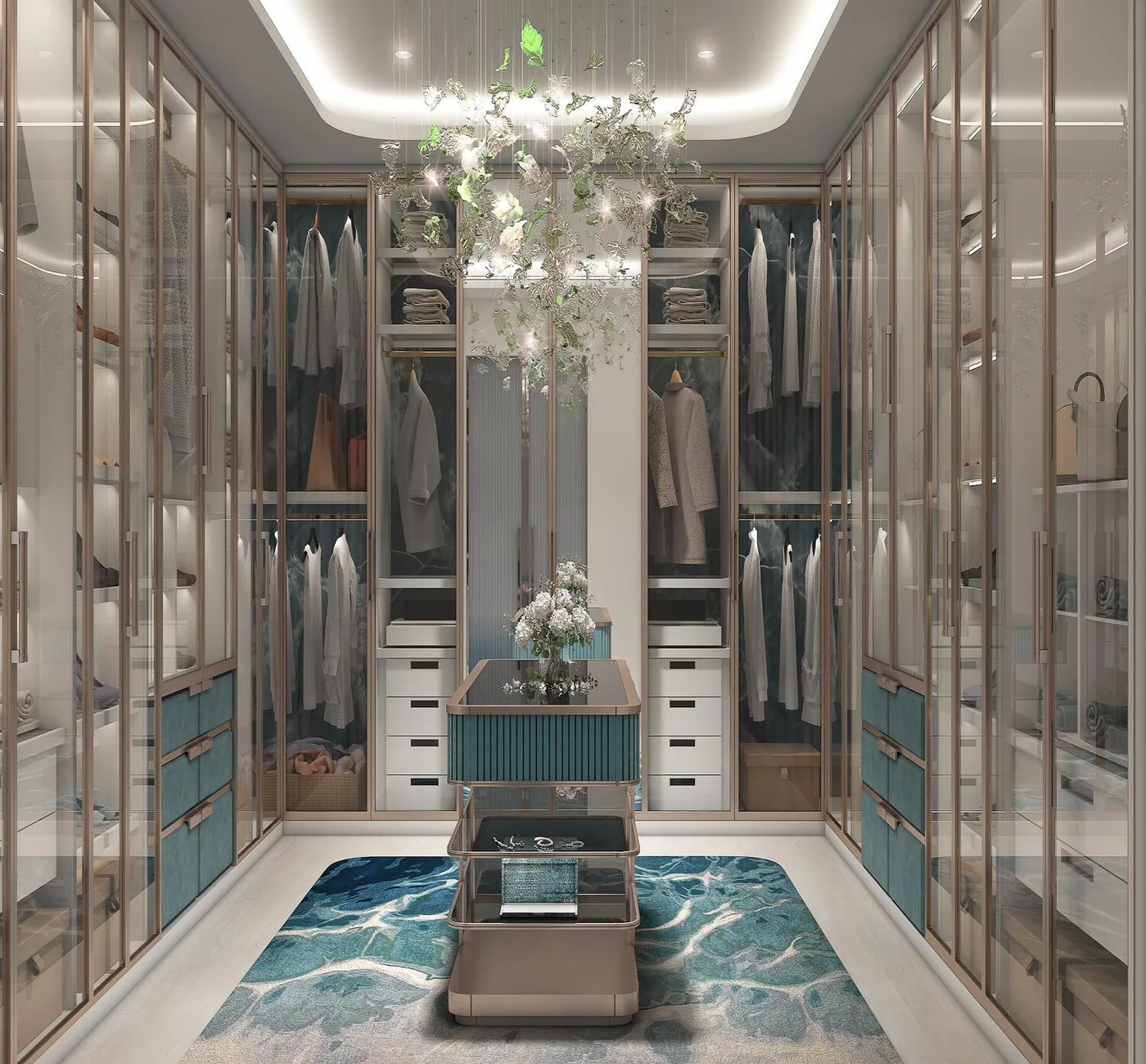 Interior render at Damac Casa.
