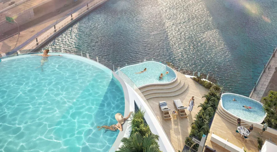 Baths And Pools at Chic Tower.