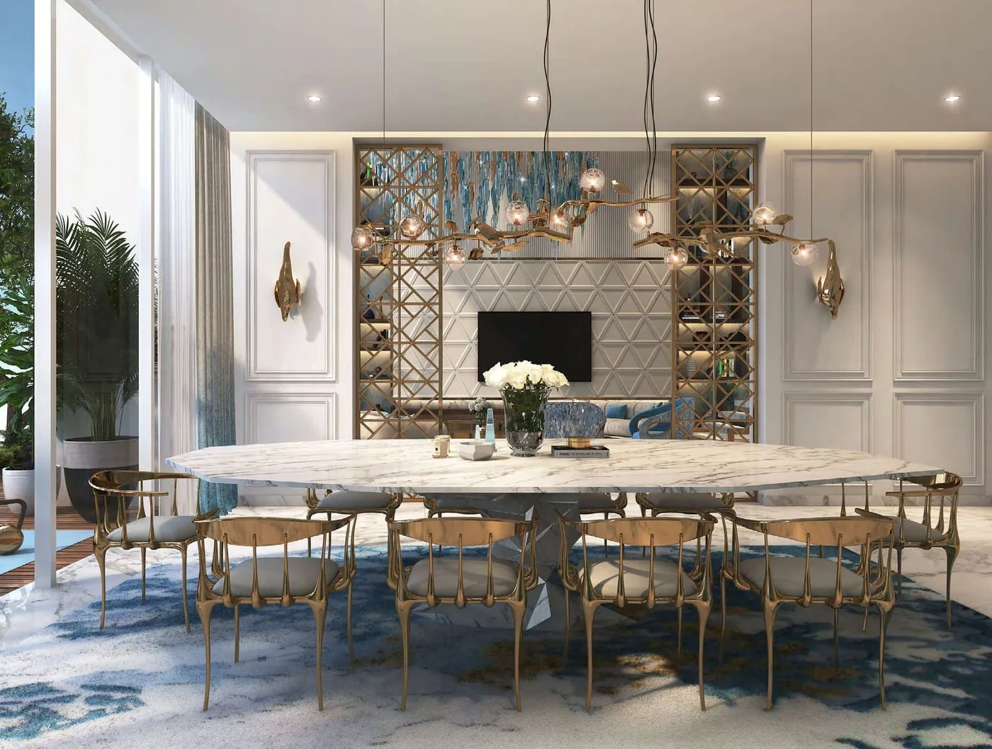 Interior render at Chic Tower.
