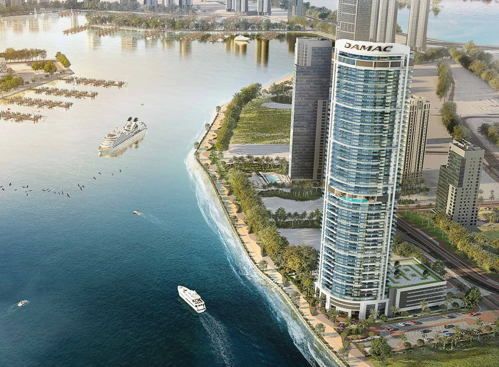 Damac Harbour Lights, Dubai Maritime City · render 1