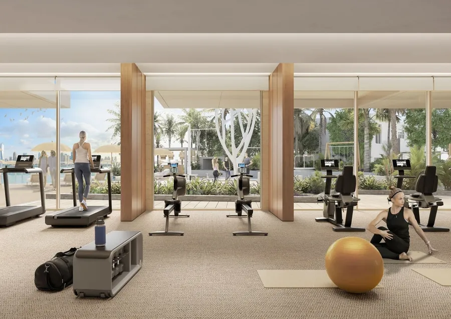Fitness Room at Damac Harbour Lights.