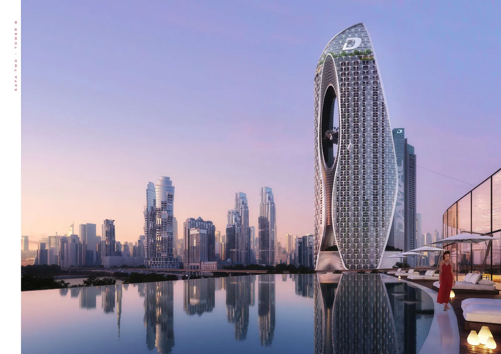 Safa Two de Grisogono, Sheikh Zayed Road · render 3