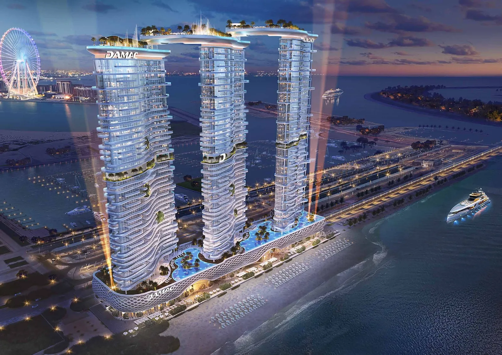 Damac Bay, Dubai Harbour · render 1