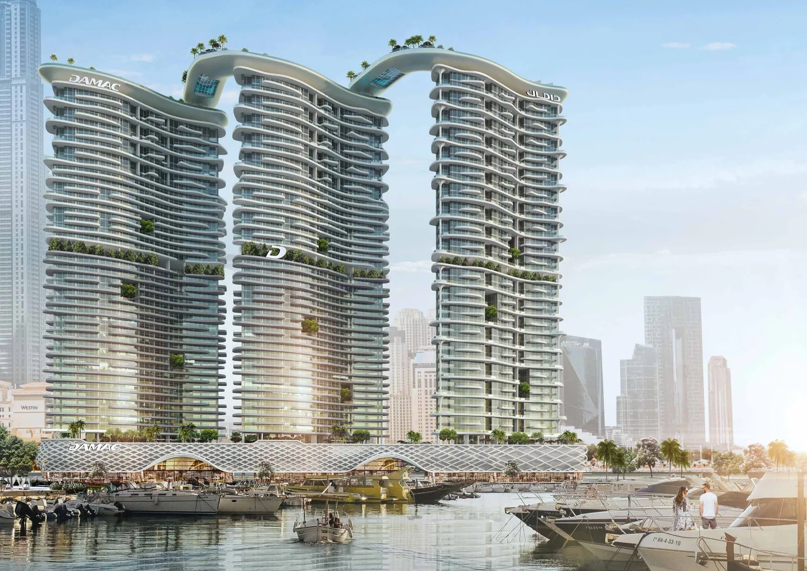 Damac Bay, Dubai Harbour · render 3