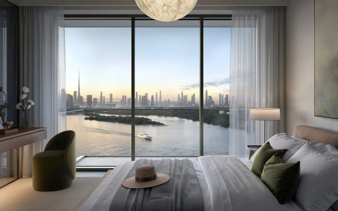 Interior render at Creek Bay.