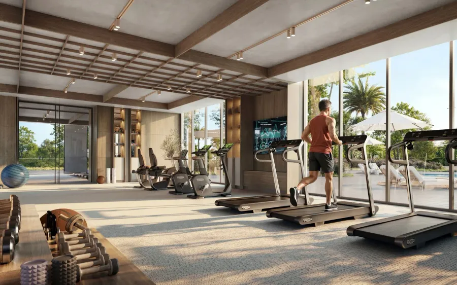 Gym at Ovelle The Valley.