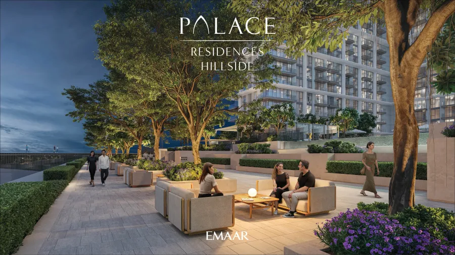 Podium Deck at Palace Residences Hillside.