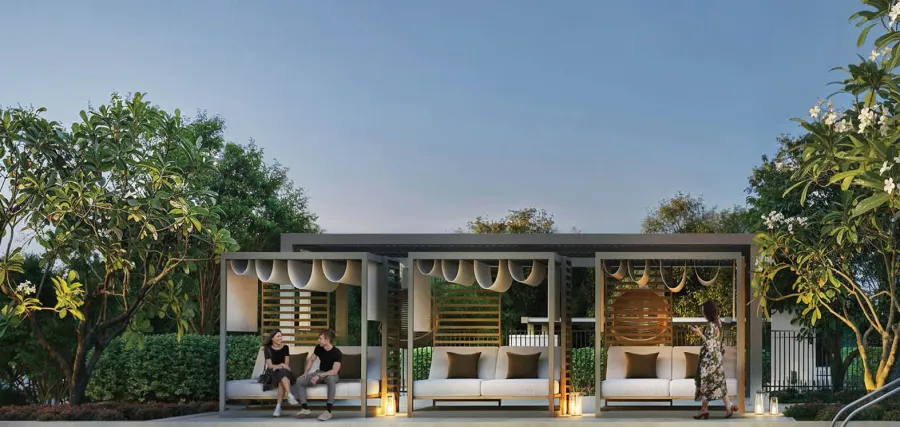 Cabanas & Swing Sweats at Palace Residences Hillside.