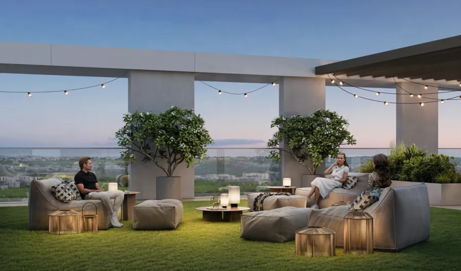 Rooftop Terrace at Palace Residences Hillside.