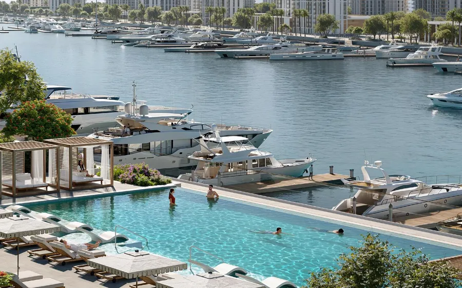Overlooking Marina at Baystar by Vida.