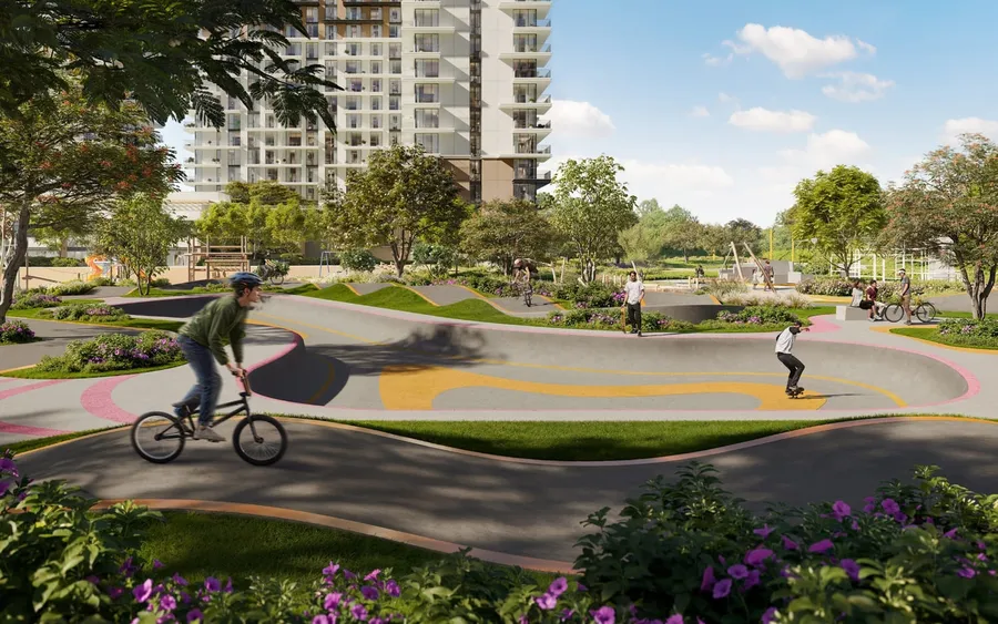 Skate & Pump Track at Vida Residences Hillside.