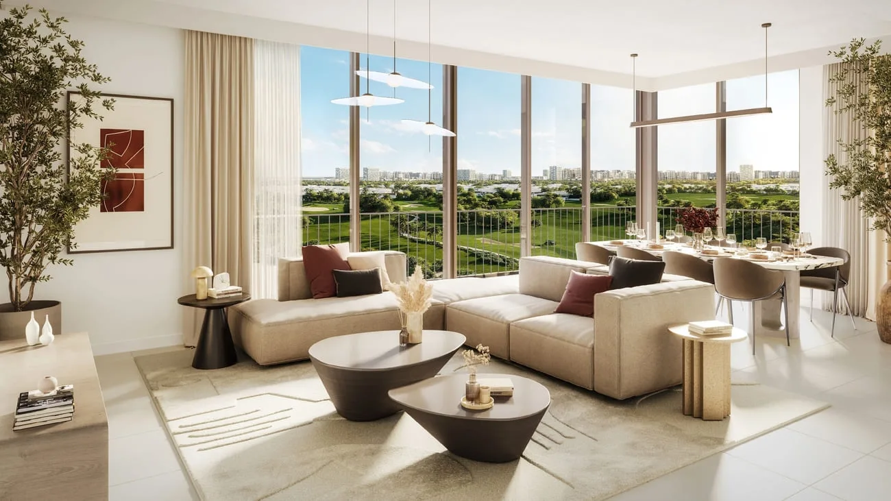Interior render at Golf Point.