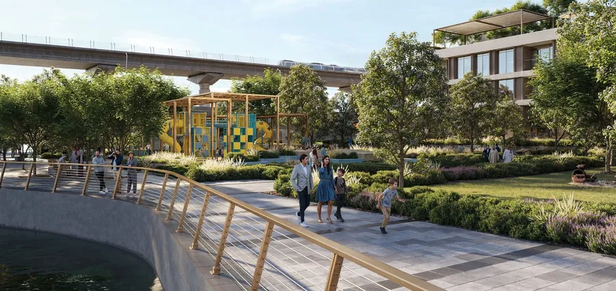 Waterfront Adventure Play at Palace Residences Creek Blue.