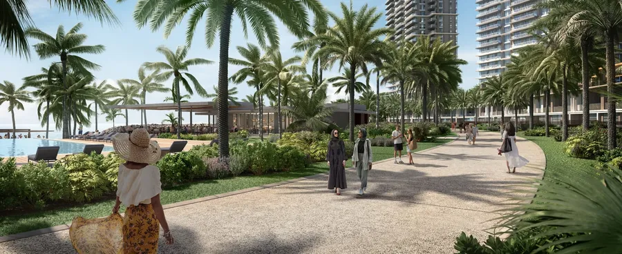 Beach Promenade at Address Residences Al Marjan Island.
