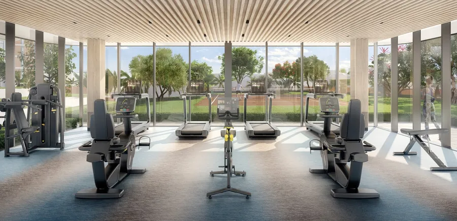 State-Of-The-Art Gym at Address Residences Al Marjan Island.