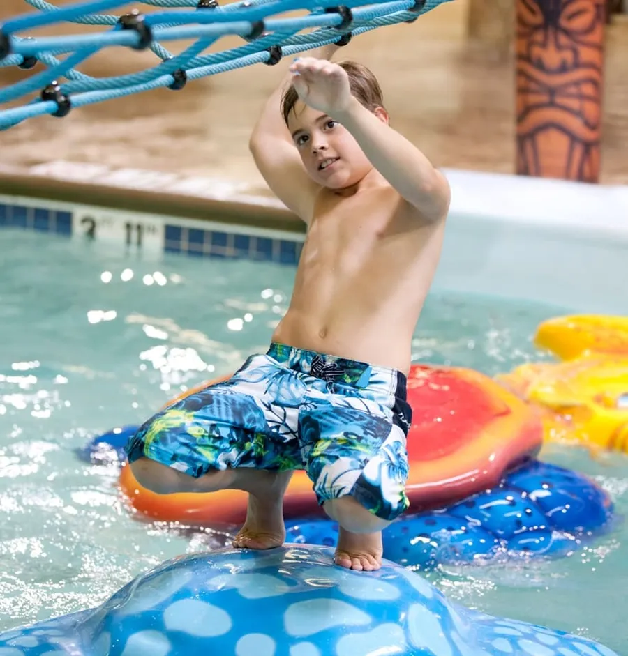 Shaded Kids’ Pool Area & Play Area at Bayview by Address Resorts.