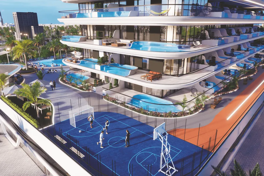 Basketball Court at Samana Portofino.