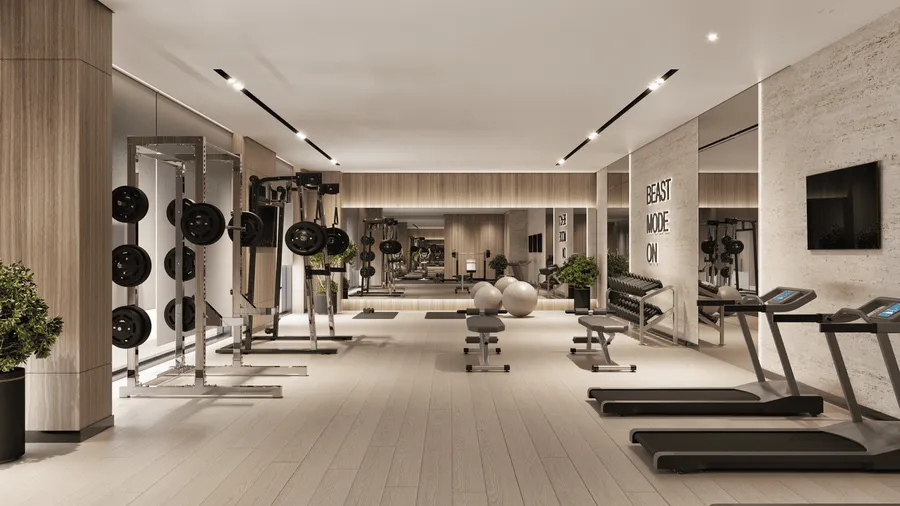 Gym at Samana Skyros.