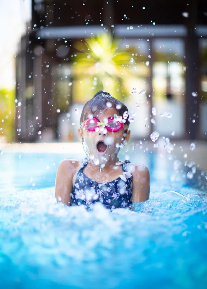 Jacuzzi at Samana Waves Phase II.