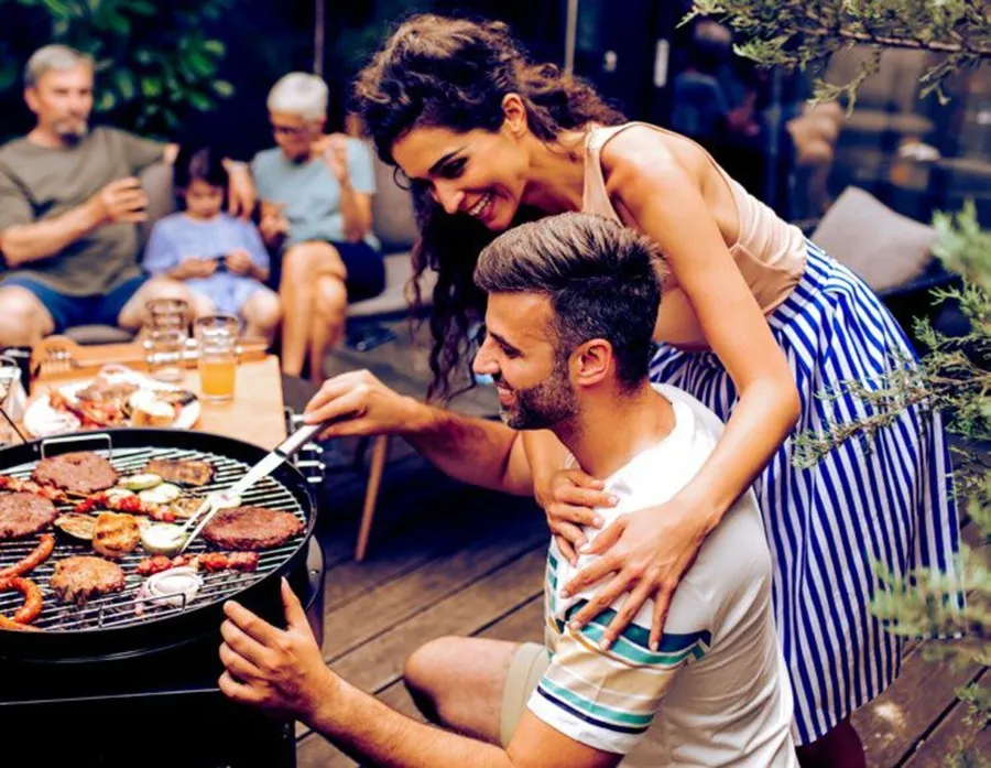 Family Barbecue Gathering Space  at The Eden at Sobha Central.