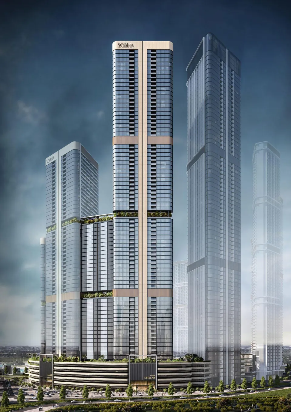 Skyvue Stellar, Sobha Hartland II · render 3