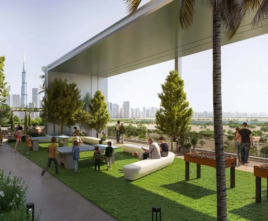 Open Picnic Lawn at Skyvue Spectra.