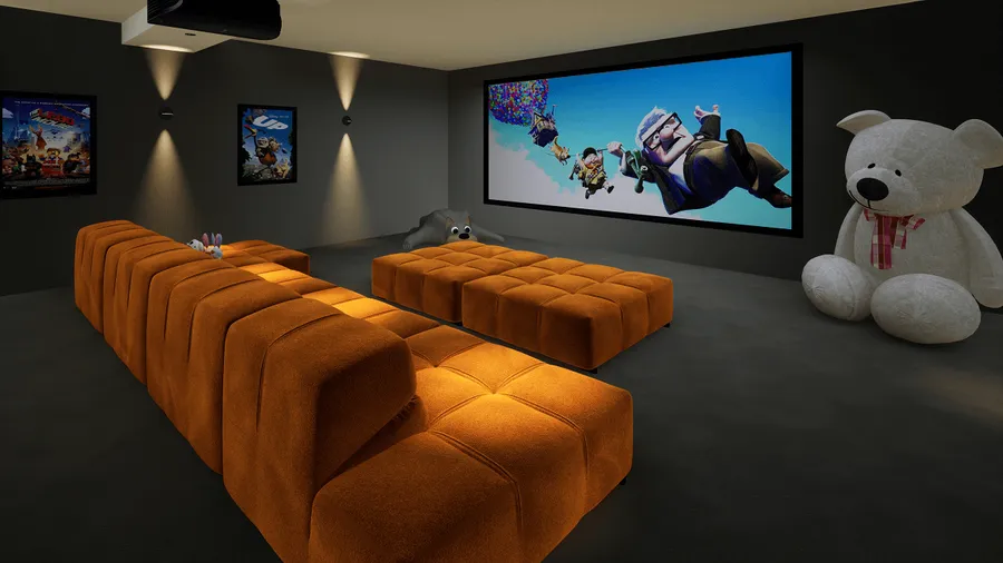 Cinema Room at The Element at Sobha One.