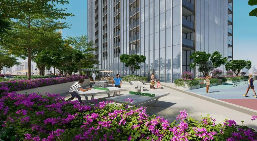 Padel Court at The Element at Sobha One.