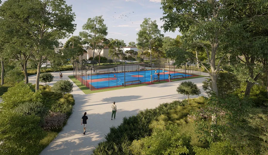 Basketball Court at Elwood.