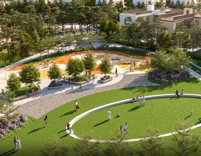 Outdoor Kids Play Area
 at Elwood.