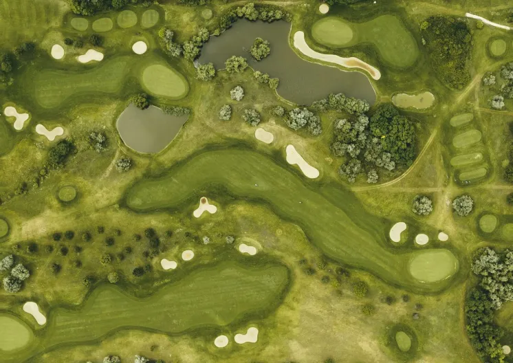 Golf Course at Sobha Siniya Island Villas Phases 1 and 2.