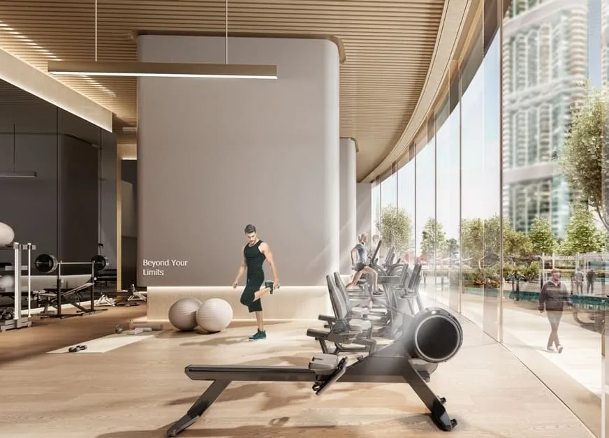 Outdoor And Indoor Gyms at 360 Riverside Crescent.