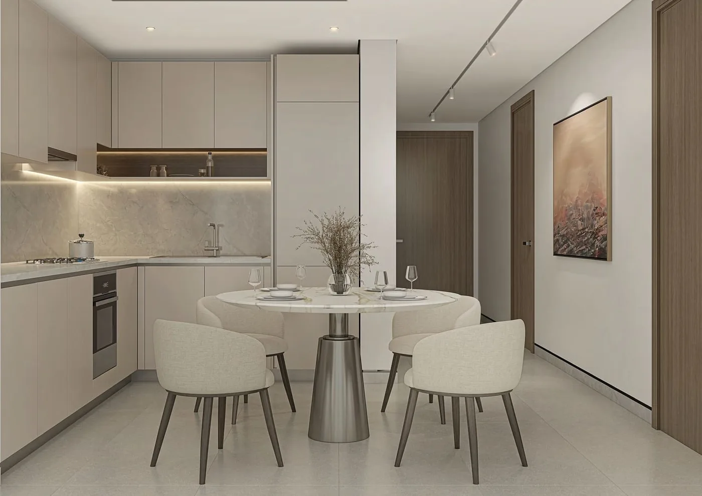Interior render at 310 Riverside Crescent.